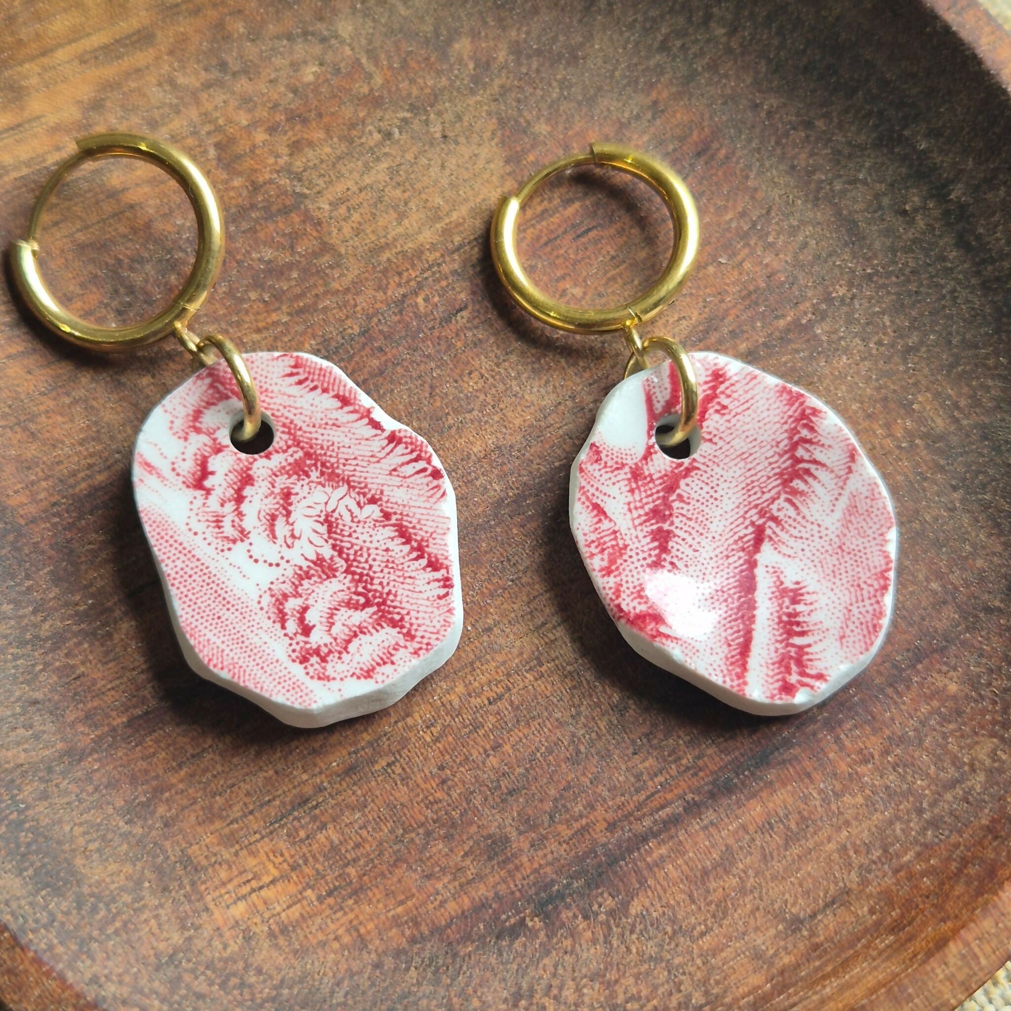 Recycled Ceramic Earring