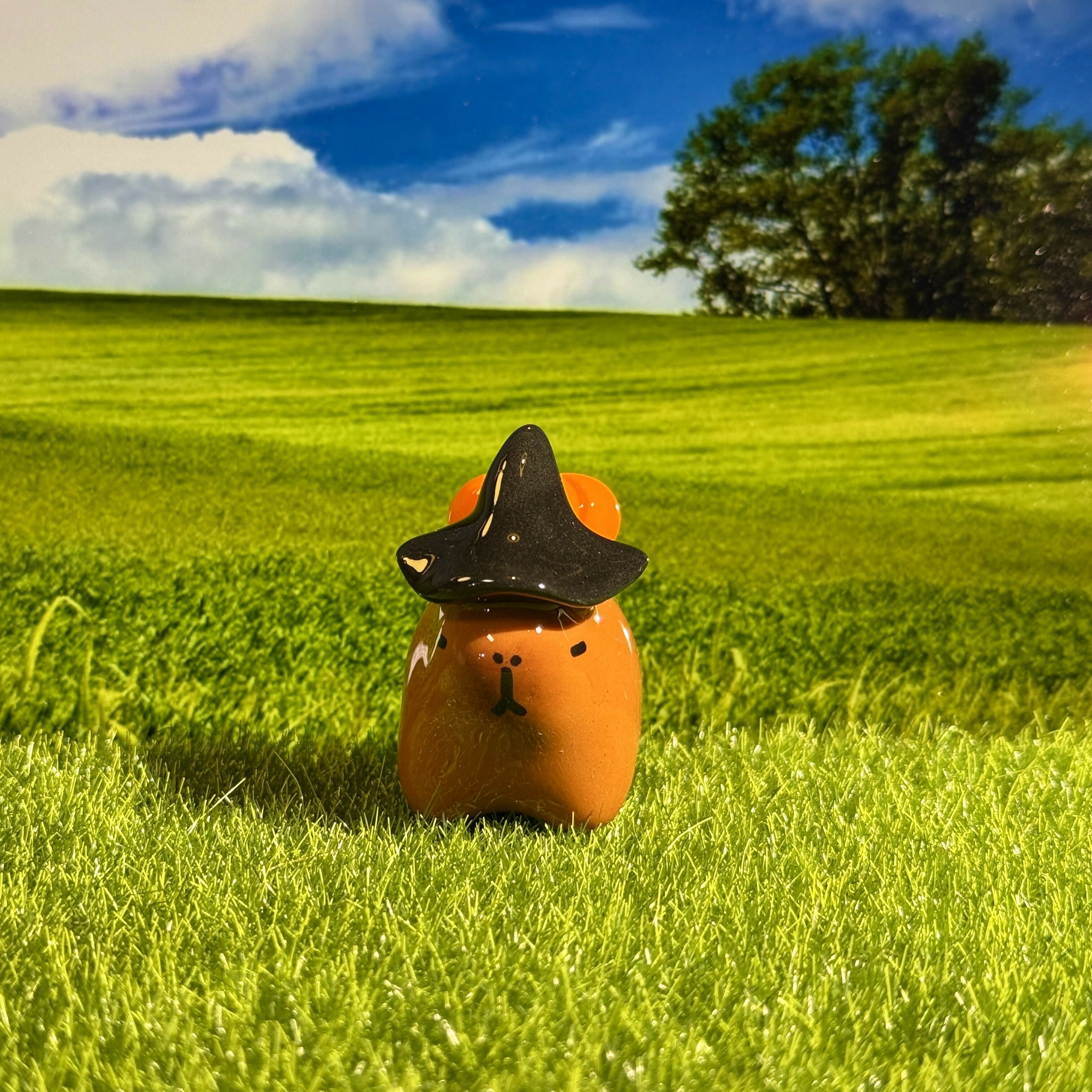 Halloween Capybara Wizard