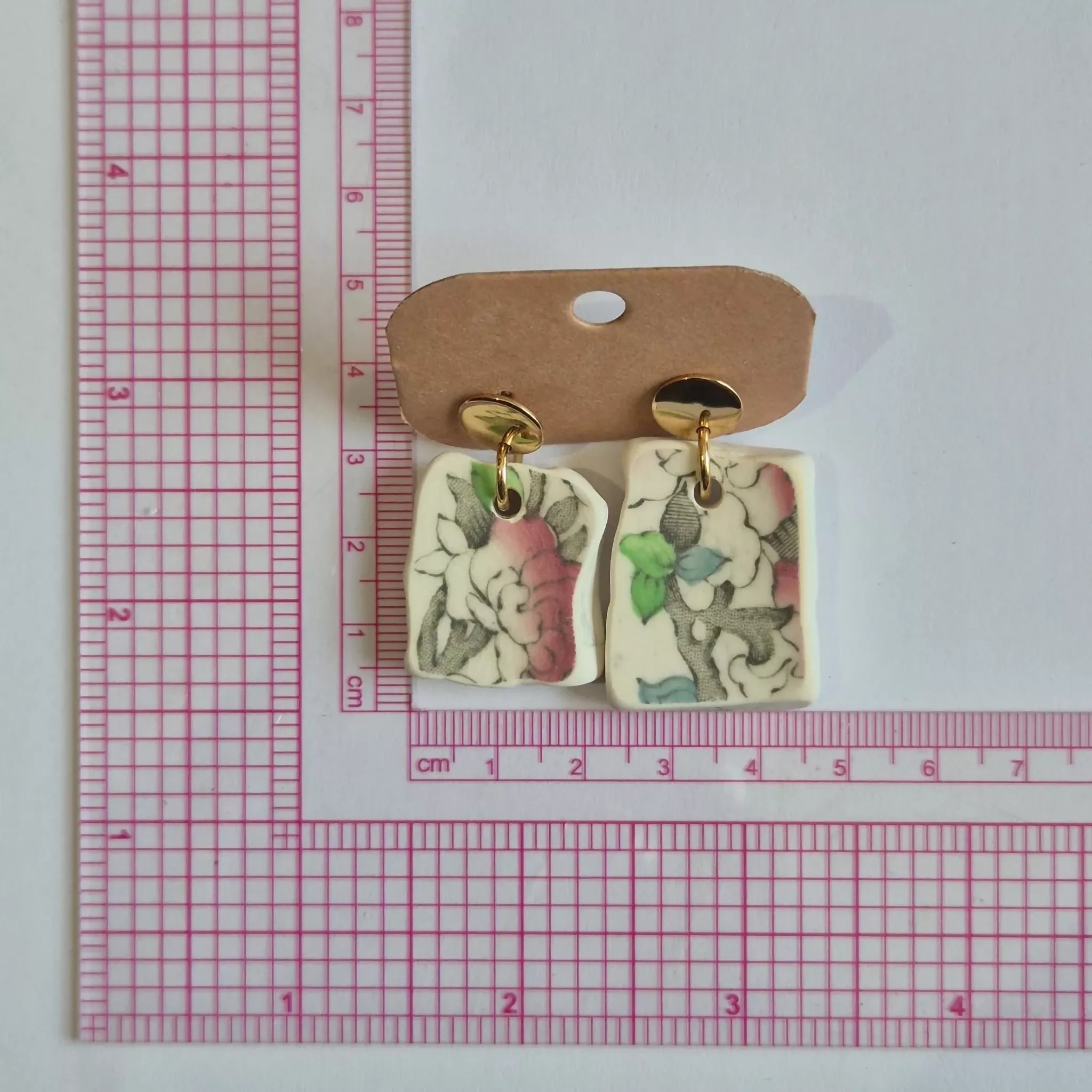 Recycled Ceramic Earring