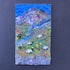 Dales Sheep In Wildflowers Oil Painting Mini Canvas Fridge Magnet