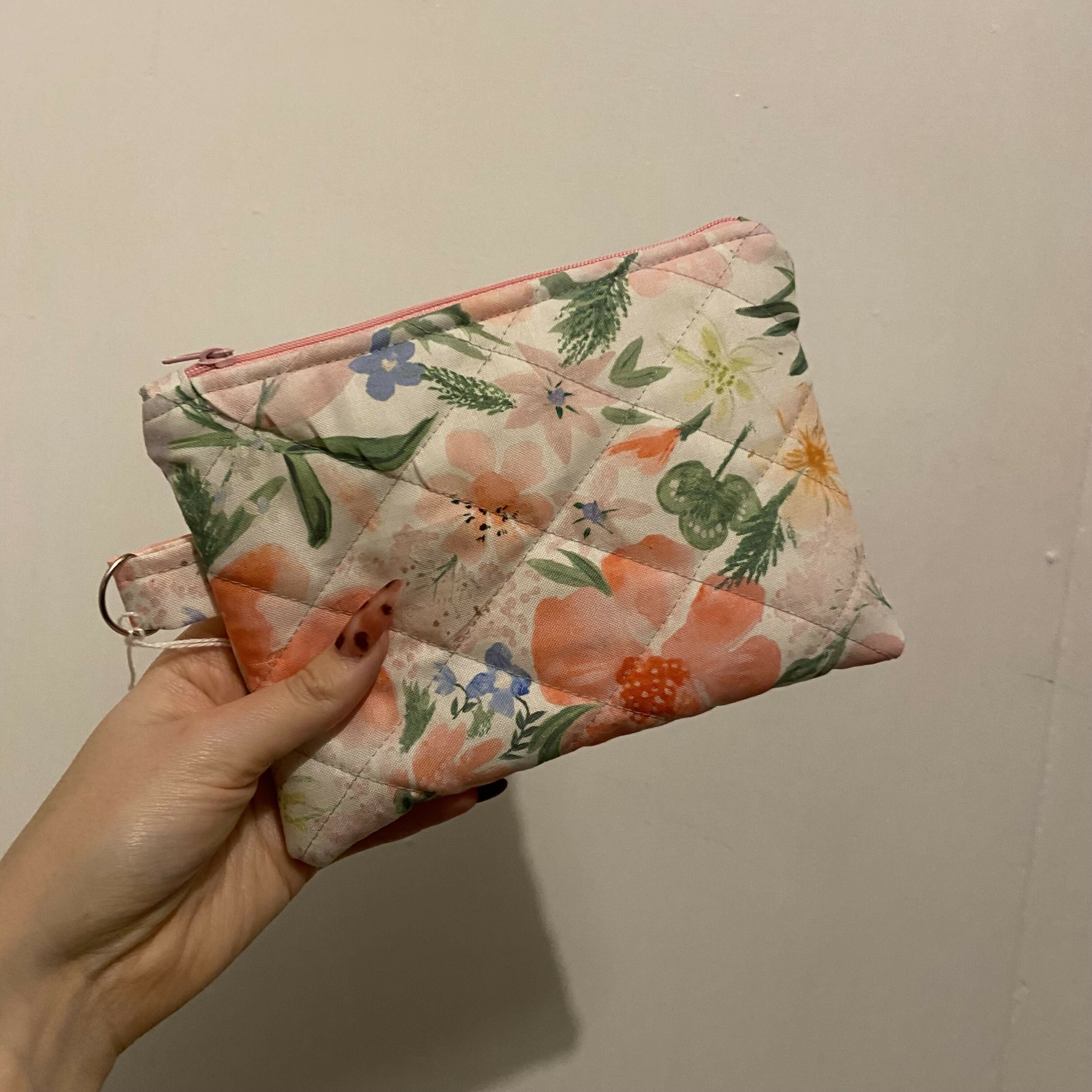 Spring Medium Zipper Pouch