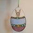 Glass Bunny in Egg Decoration
