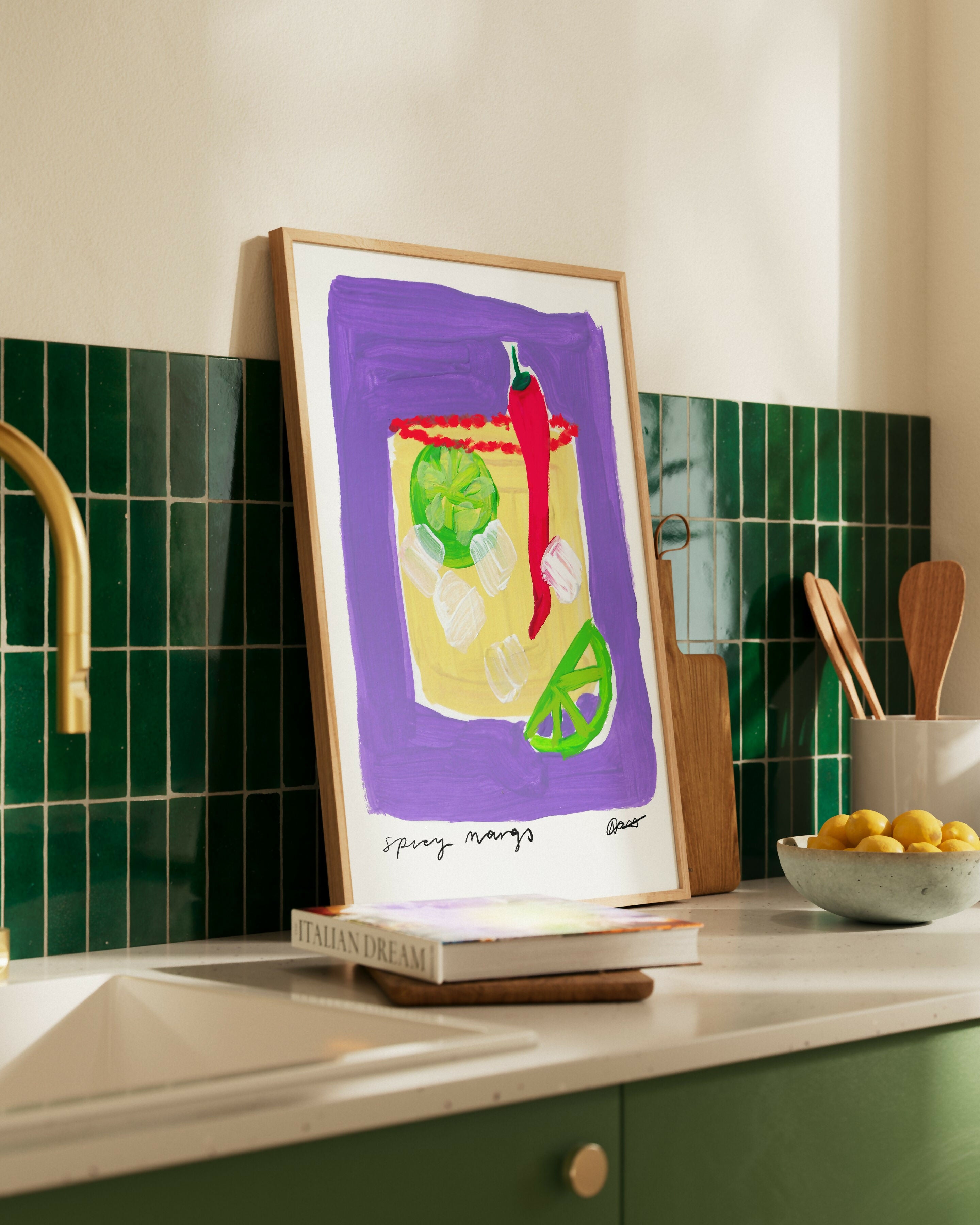 Spicy Margs Art Print