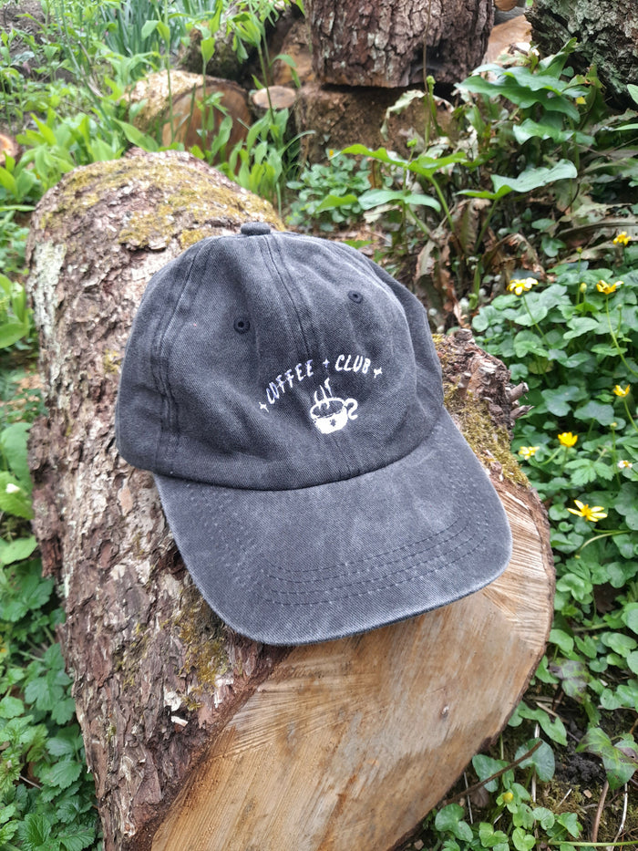 Coffee club embroidered cap