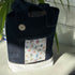 Unique Handcrafted Denim Small Tote Bag Made From Upcycled Jeans With Applique