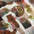 Red Panda & Sunflower Glitter Sticker Sheet & Art Print