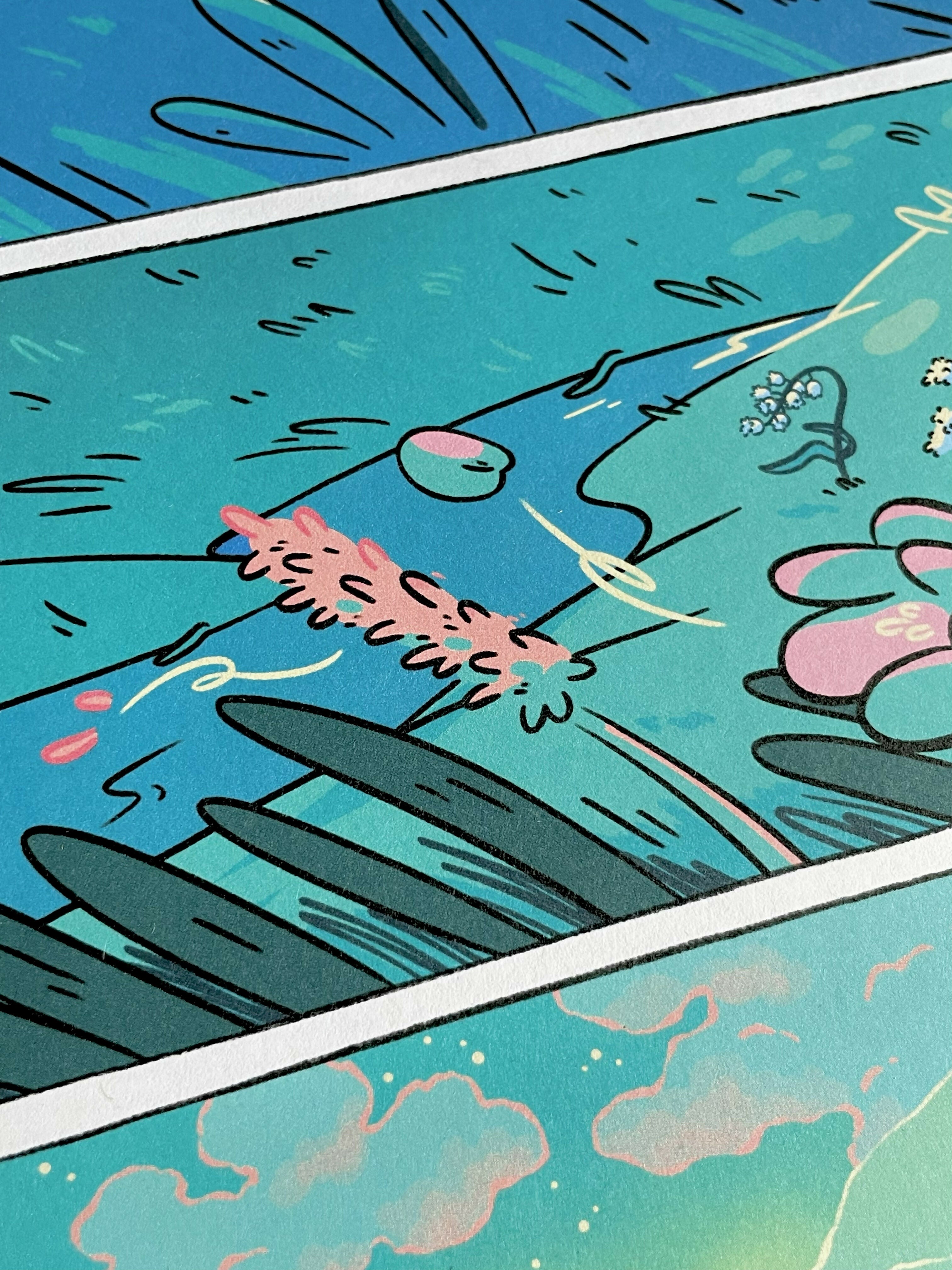 Dawn in the Valley A4 Print