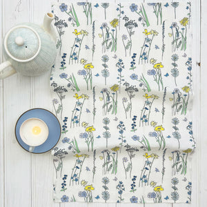 Linen Tea Towel - Wildflowers