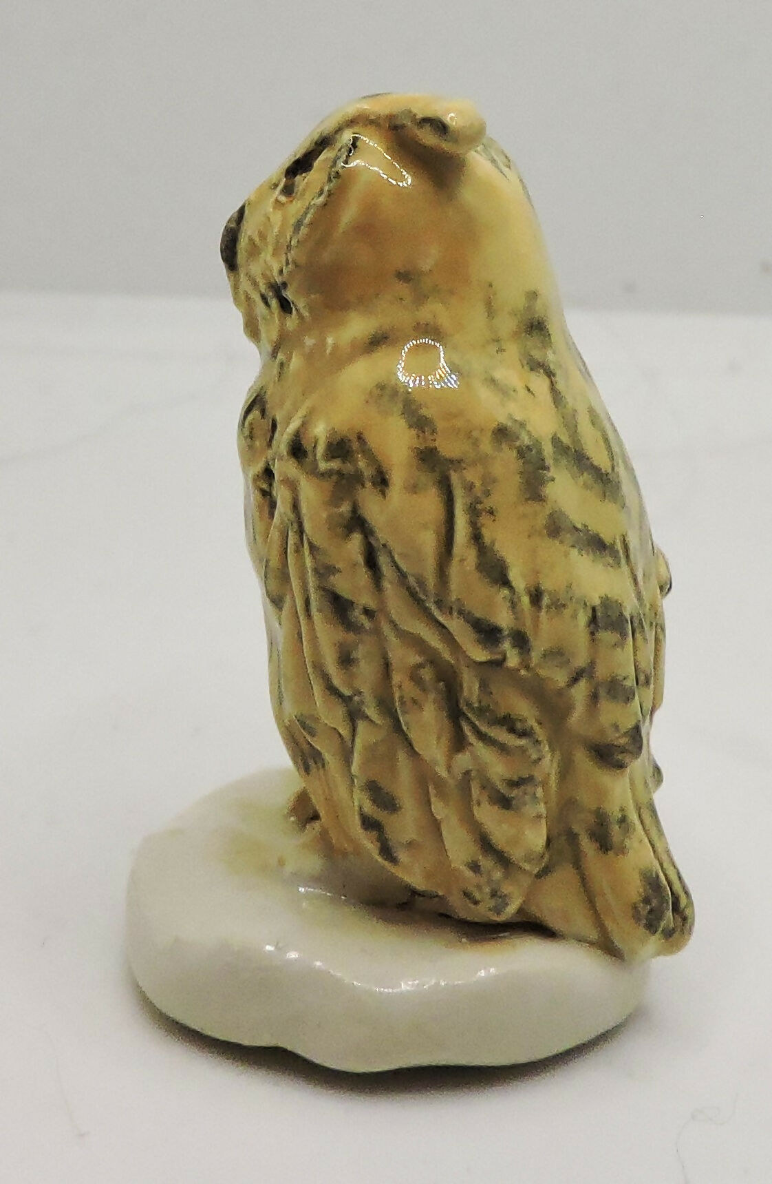 Ceramic Eurasian Eagle Owl Sculpture - "Yoll"