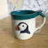 Stoneware Handpainted Animal Mug - Blue