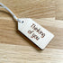 Wooden Gift Tag