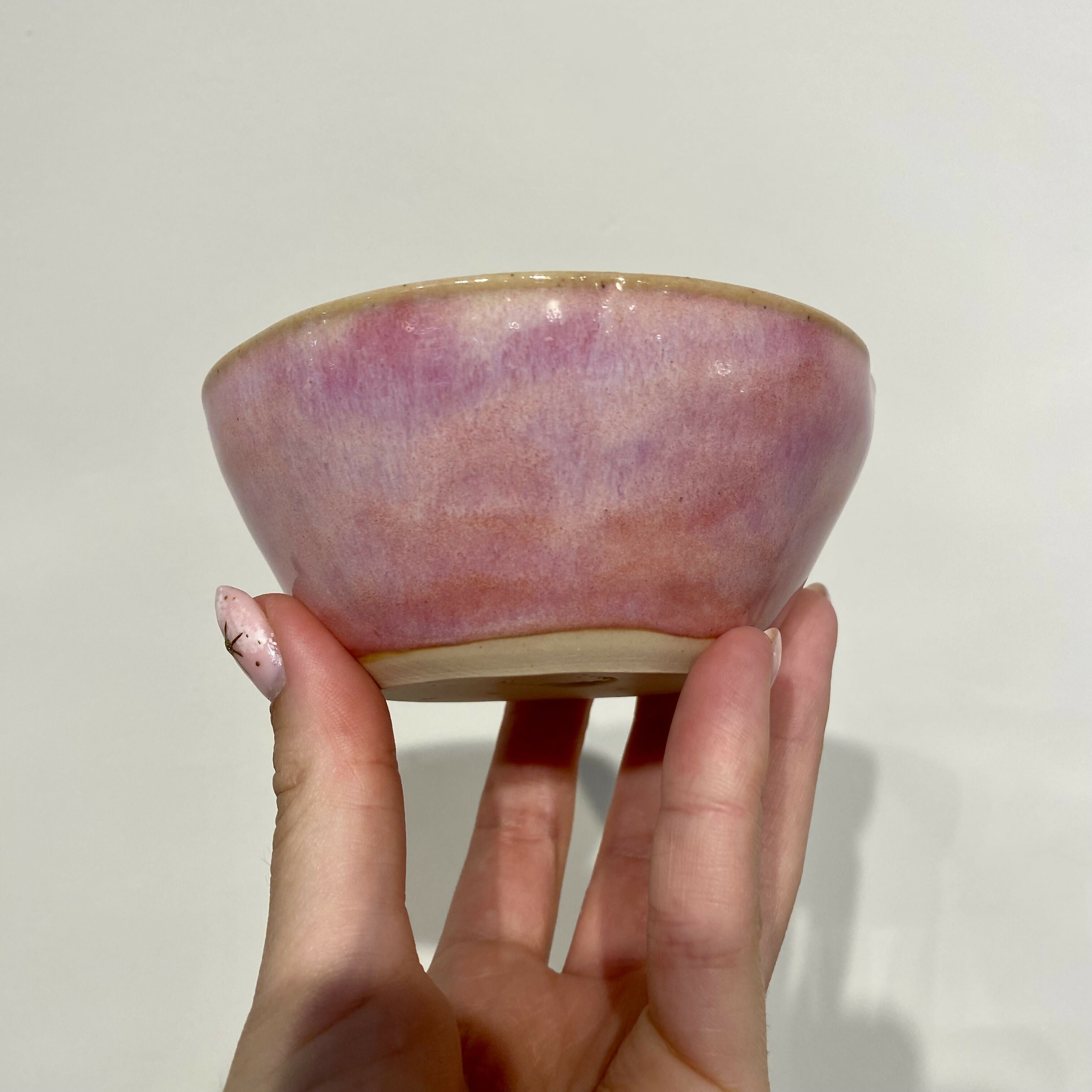 Handmade Ceramic Pink Trinket Dish