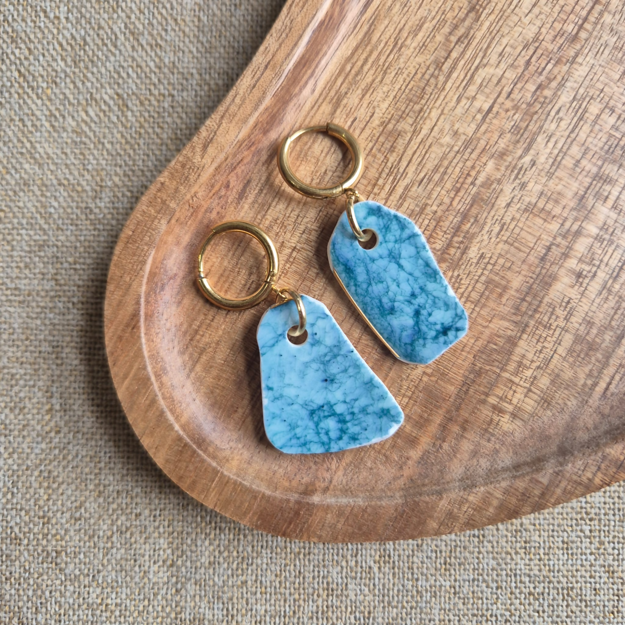 Recycled Ceramic Earrings