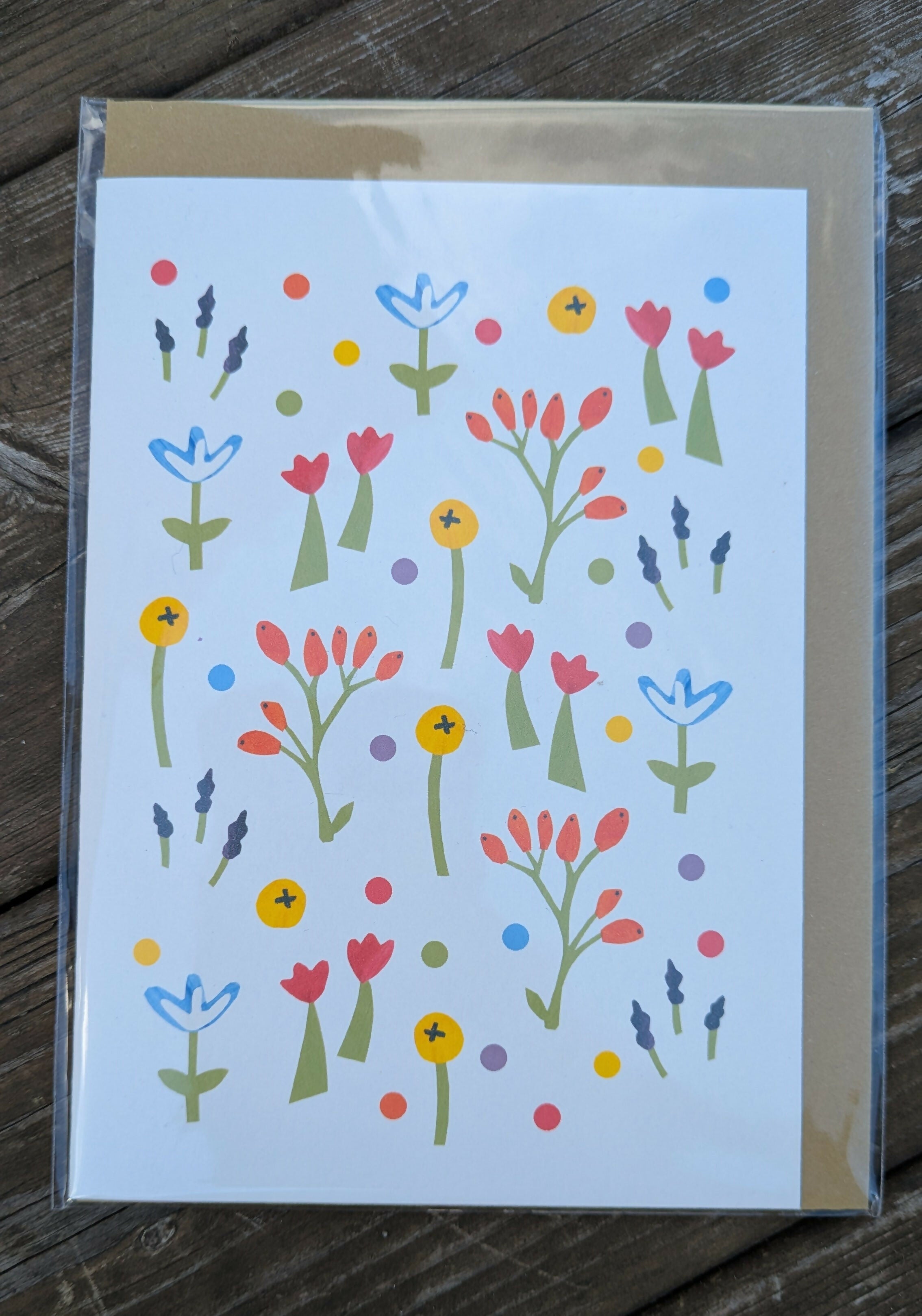 Little Flowers Greetings Card
