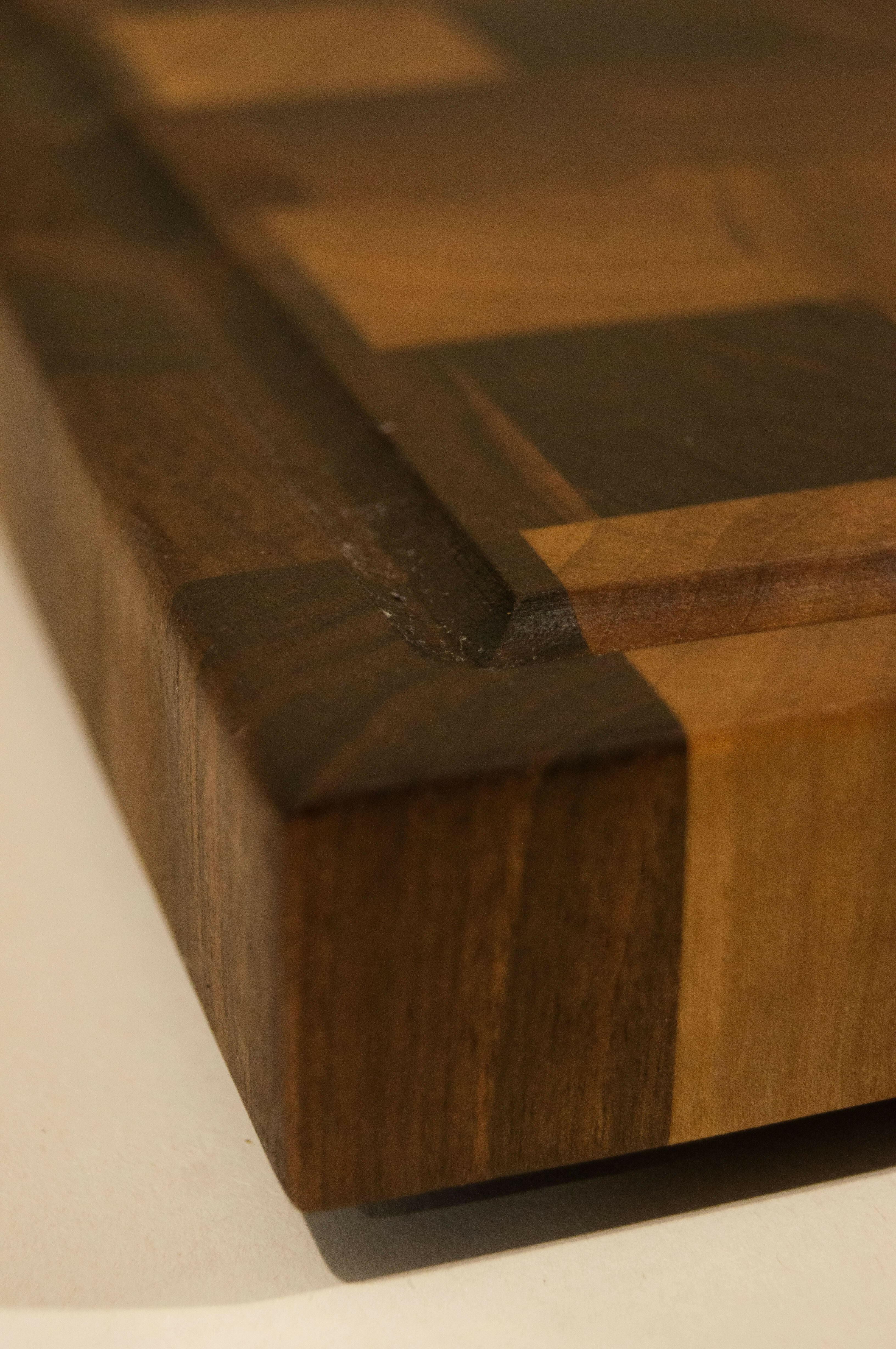End-grain Walnut Chopping Board