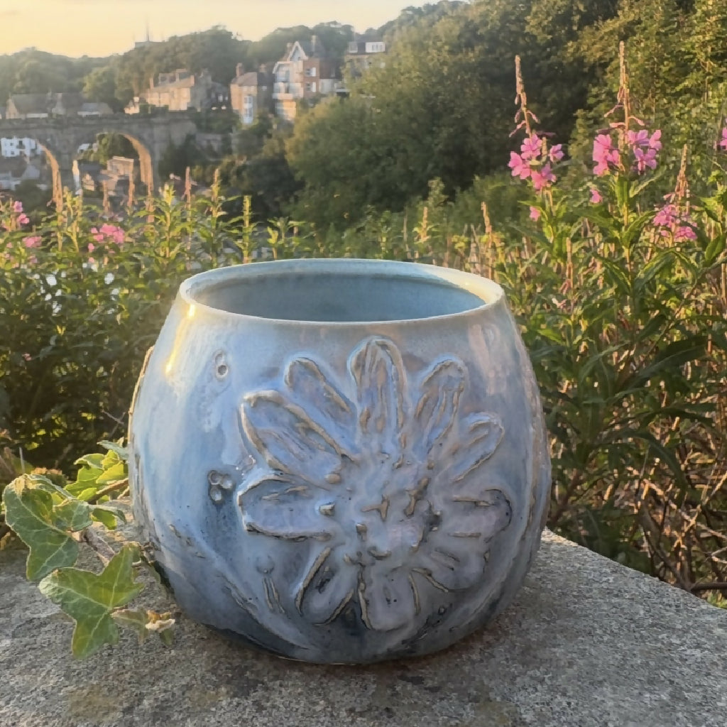 Blue Floral Bowl