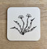Plant Coaster – Pen And Ink Design