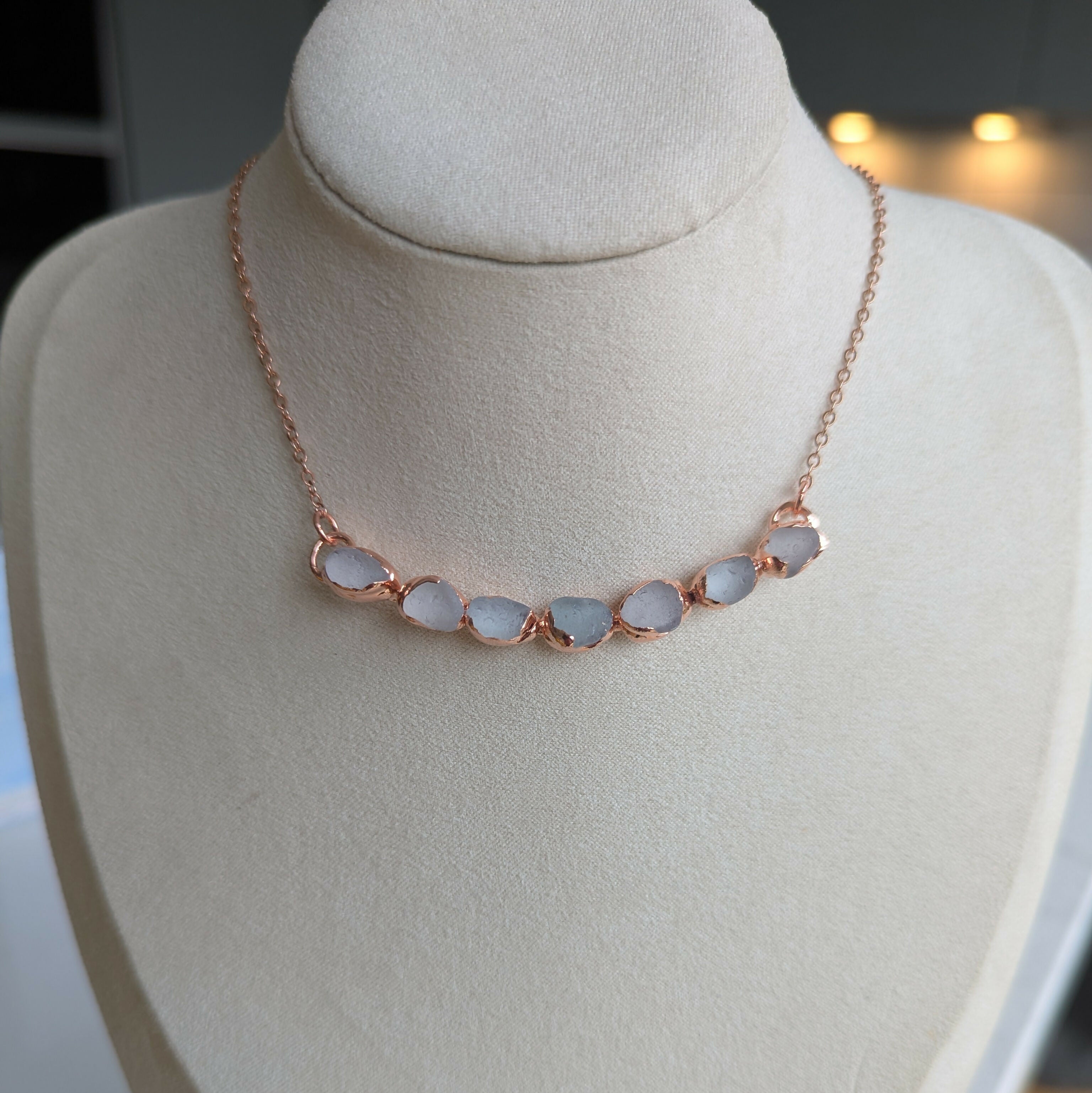 Seaglass Multi Stone Necklace