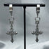 Chainmail Cross Earrings