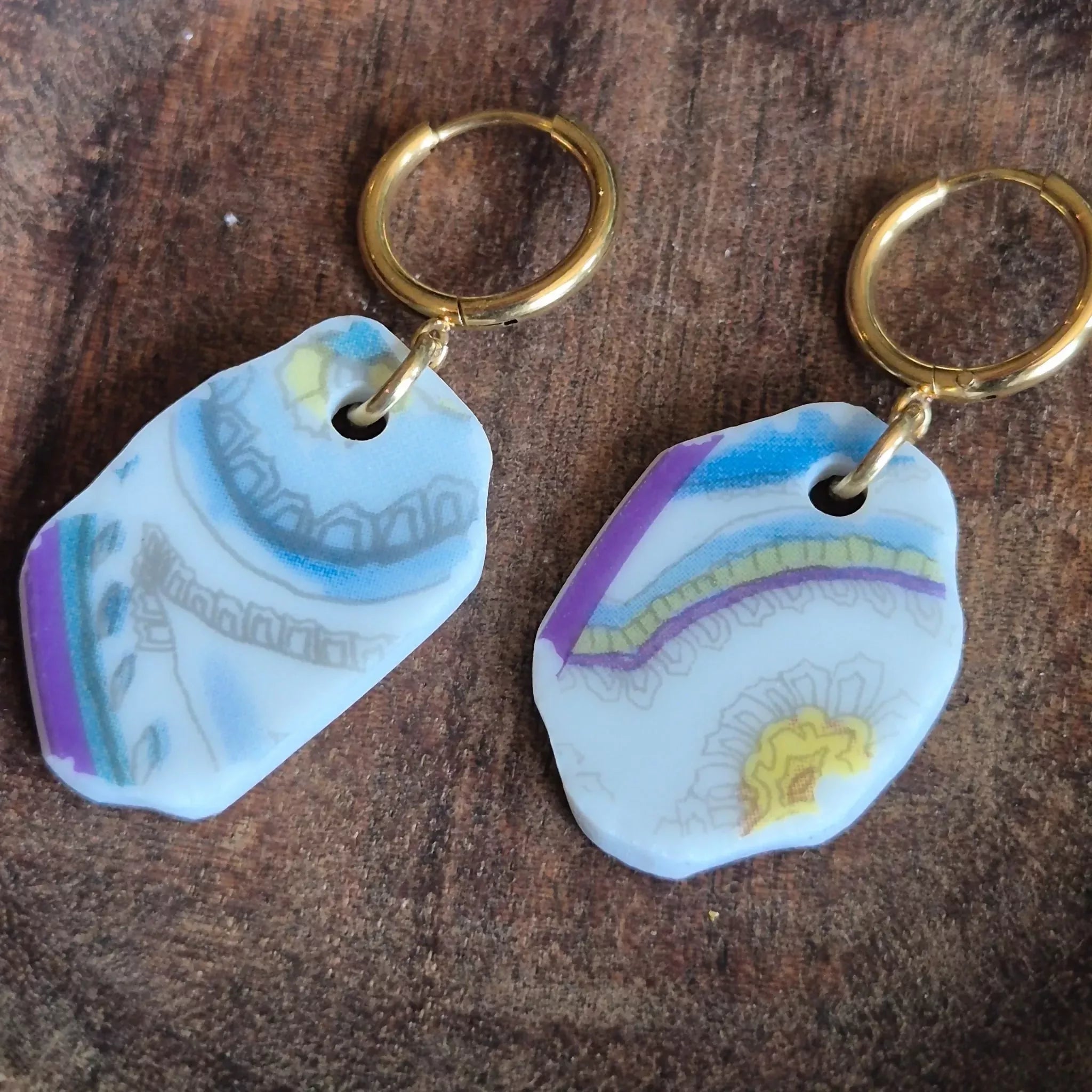 Recycled Ceramic Earring