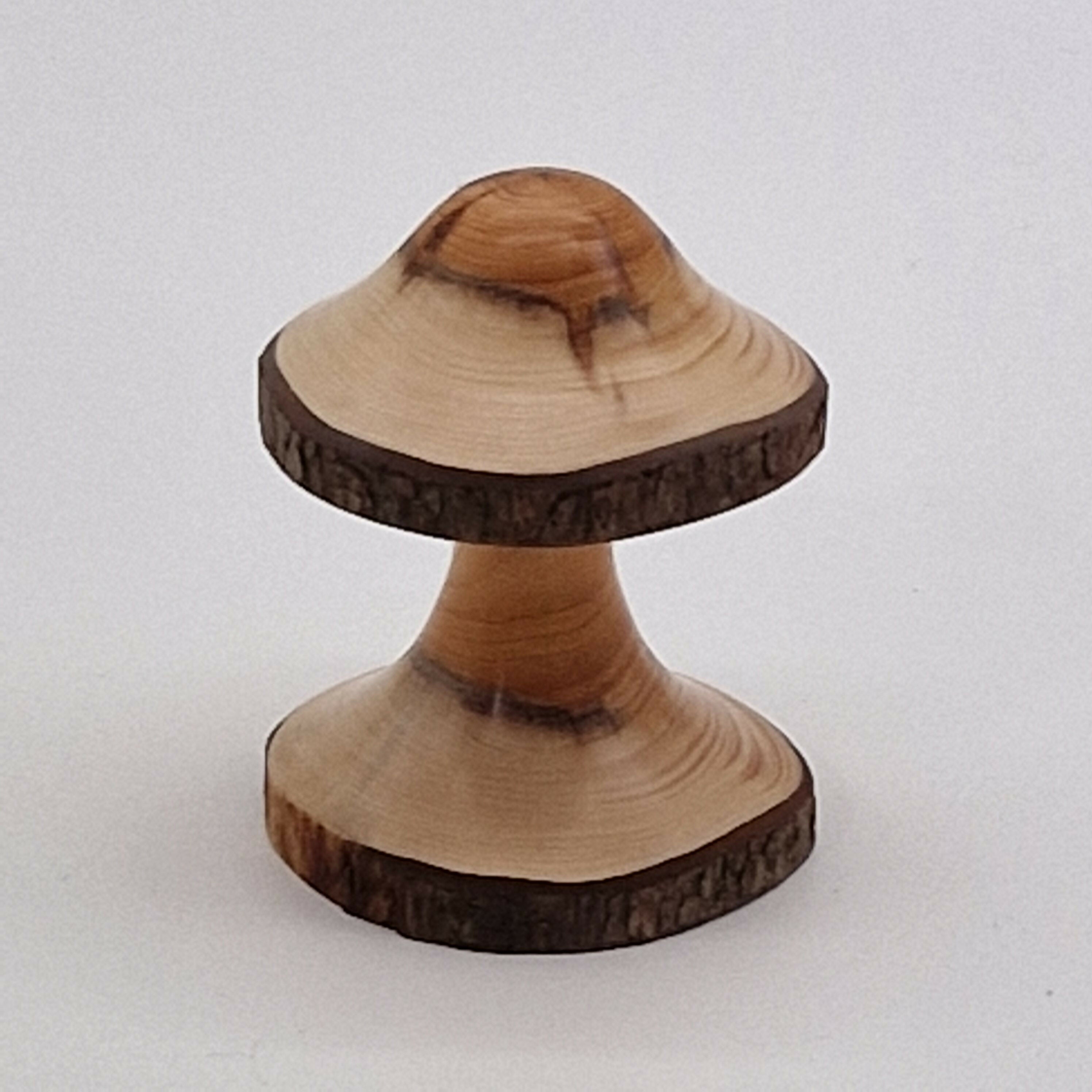 Hand Turned Mushroom made from Yew Wood