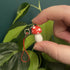 Handmade Polymer Clay Phone Charm Mushroom