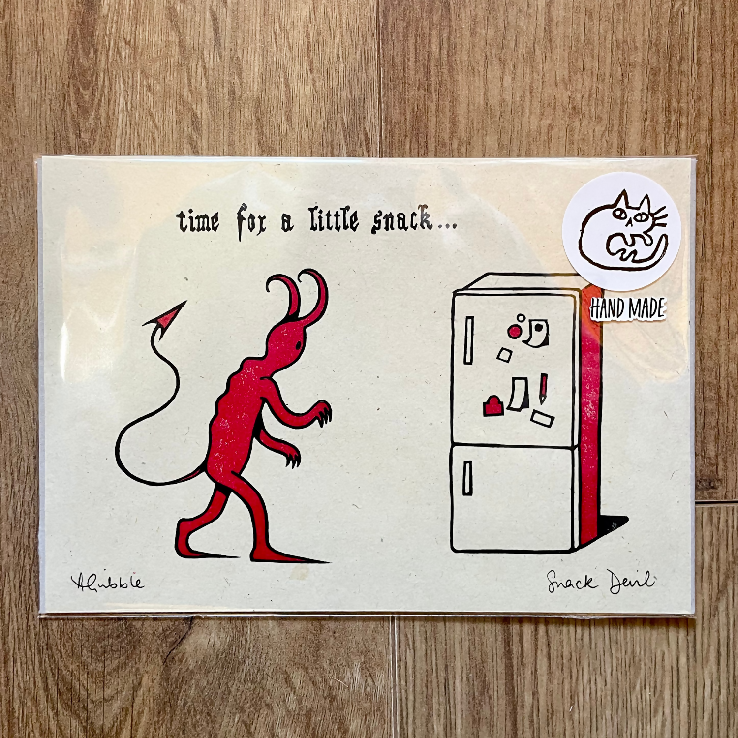 Snack Devil Print