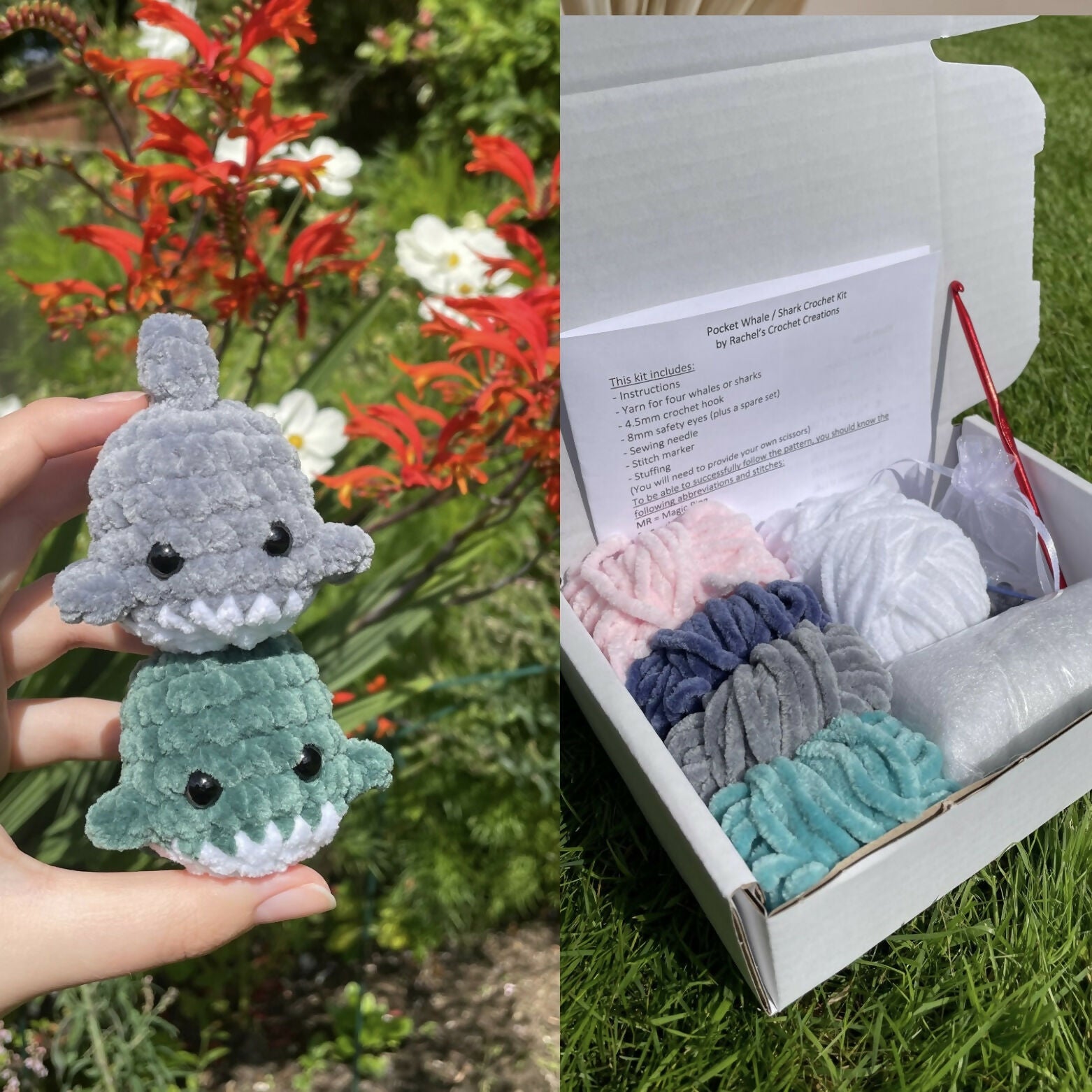 Pocket Shark Crochet Kit