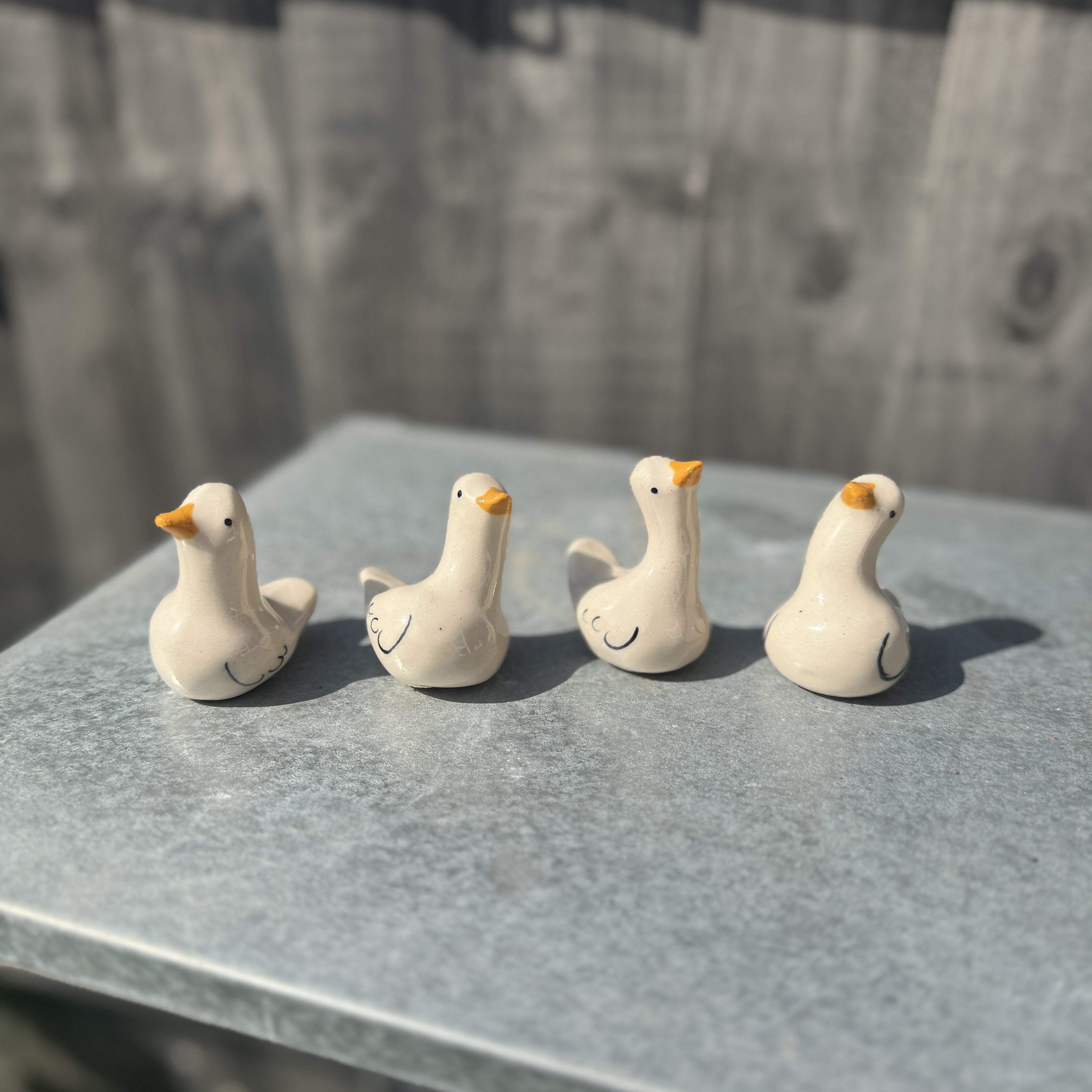 Ceramic Goose, Handmade Quirky Gift