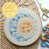 DIY Embroidery Kit For Beginners - Sun And Moon