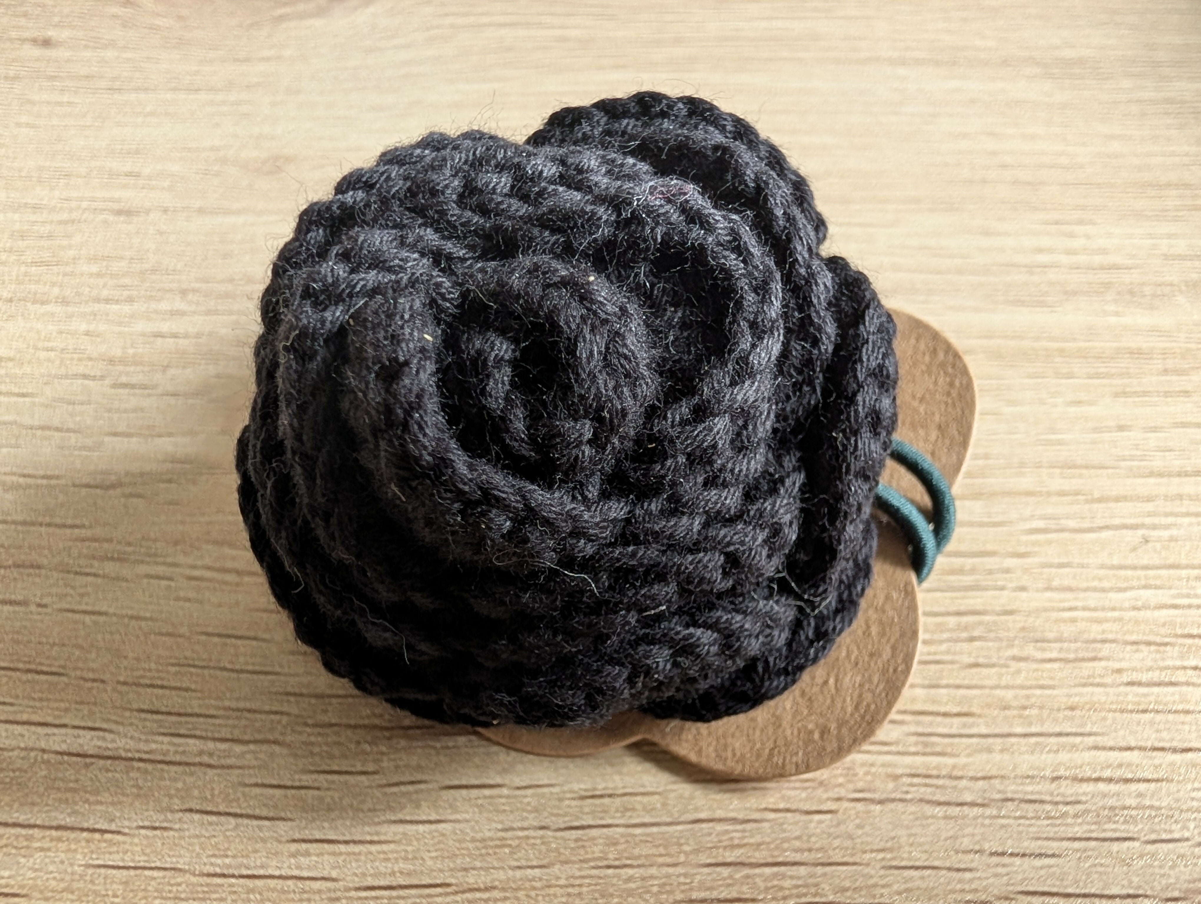 Hair Accessory - black rose