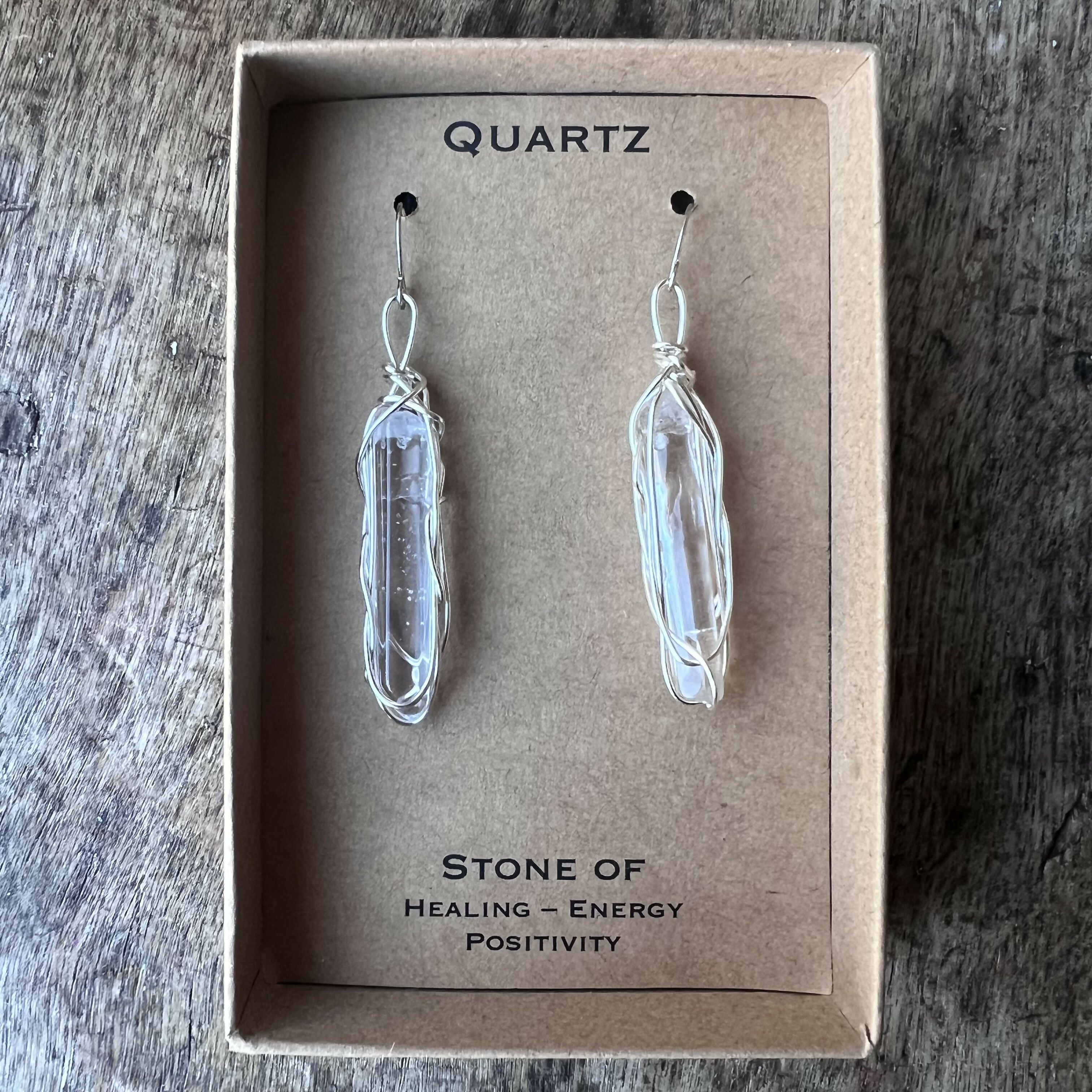 Quartz Earrings