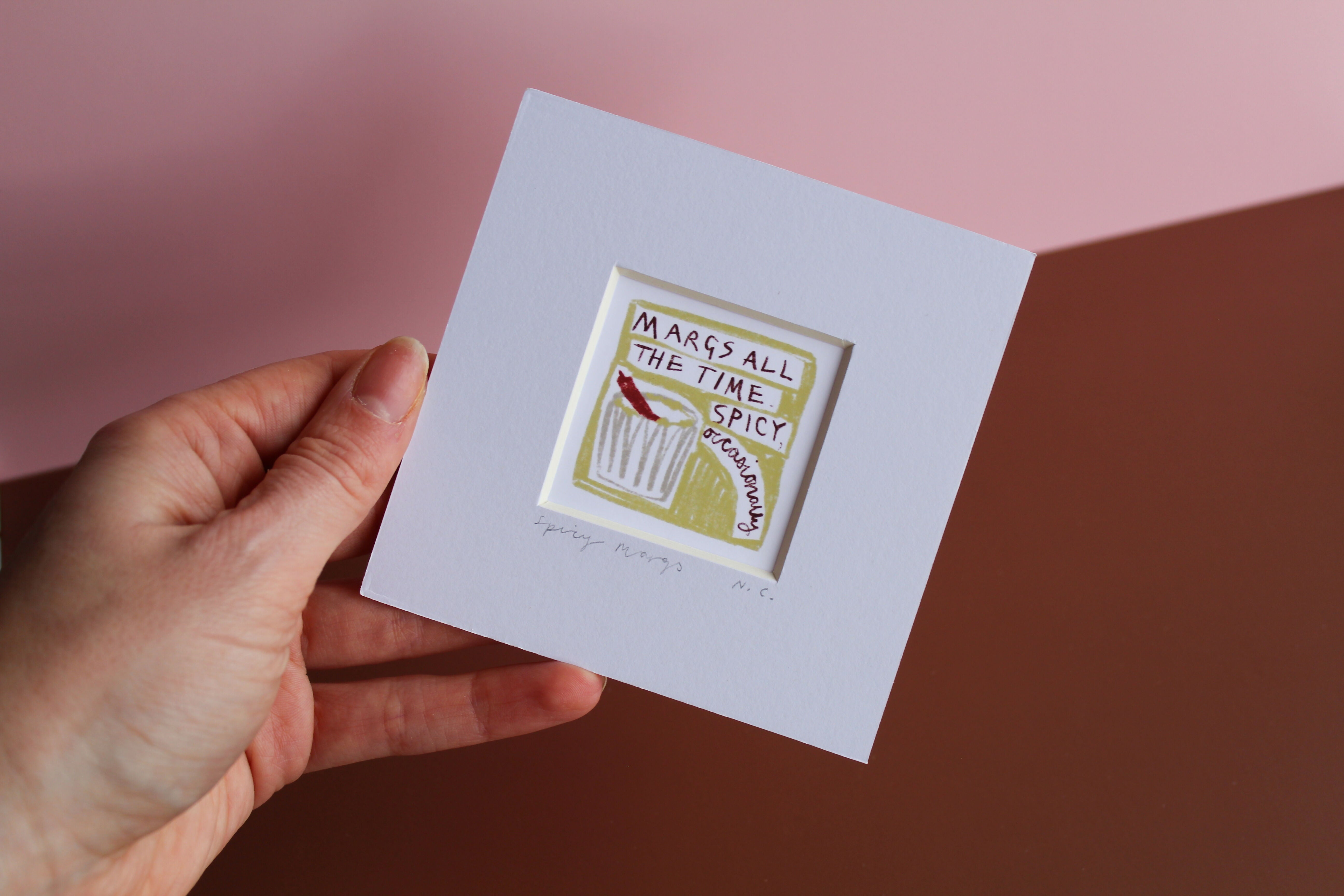 Spicy Margs Mini Print