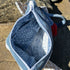 Unique Bag Handbag Made From Upcycled Jeans With Detachable Handle And Wrist Strap Plus Gonk Decoration