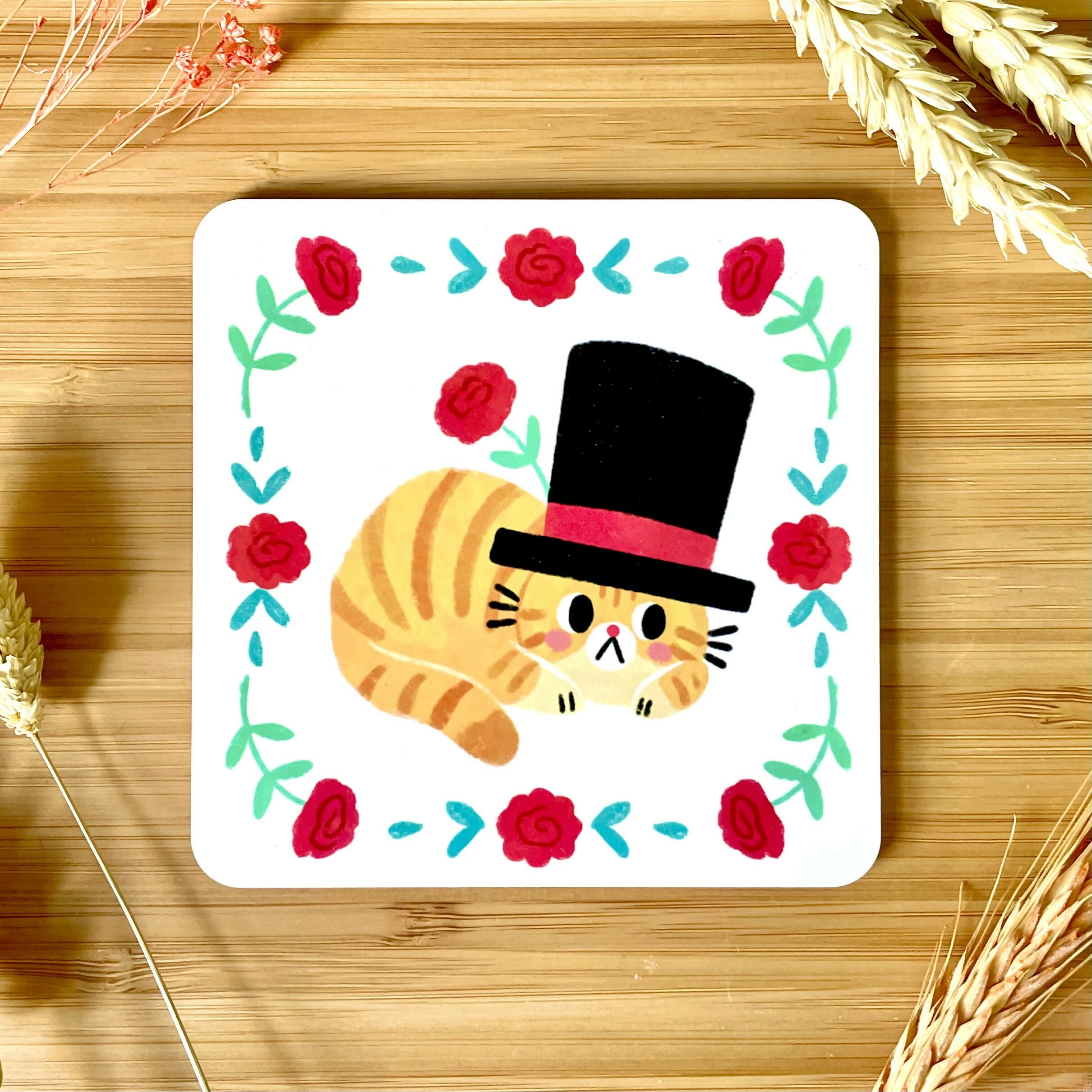 Cats In Silly Hats Coasters