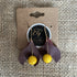 Forest Whisper Leather Bloom Earrings – Burgundy & Mustard