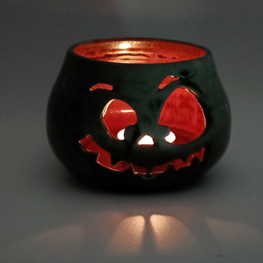 Ceramic Pumpkin Tea Light