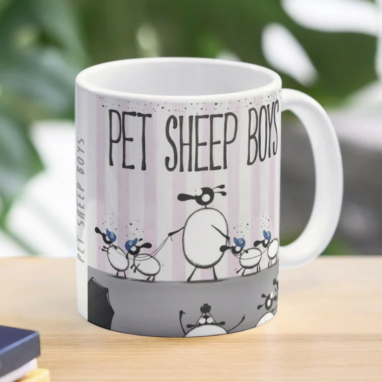 Pet Sheep Boys Ceramic Mug
