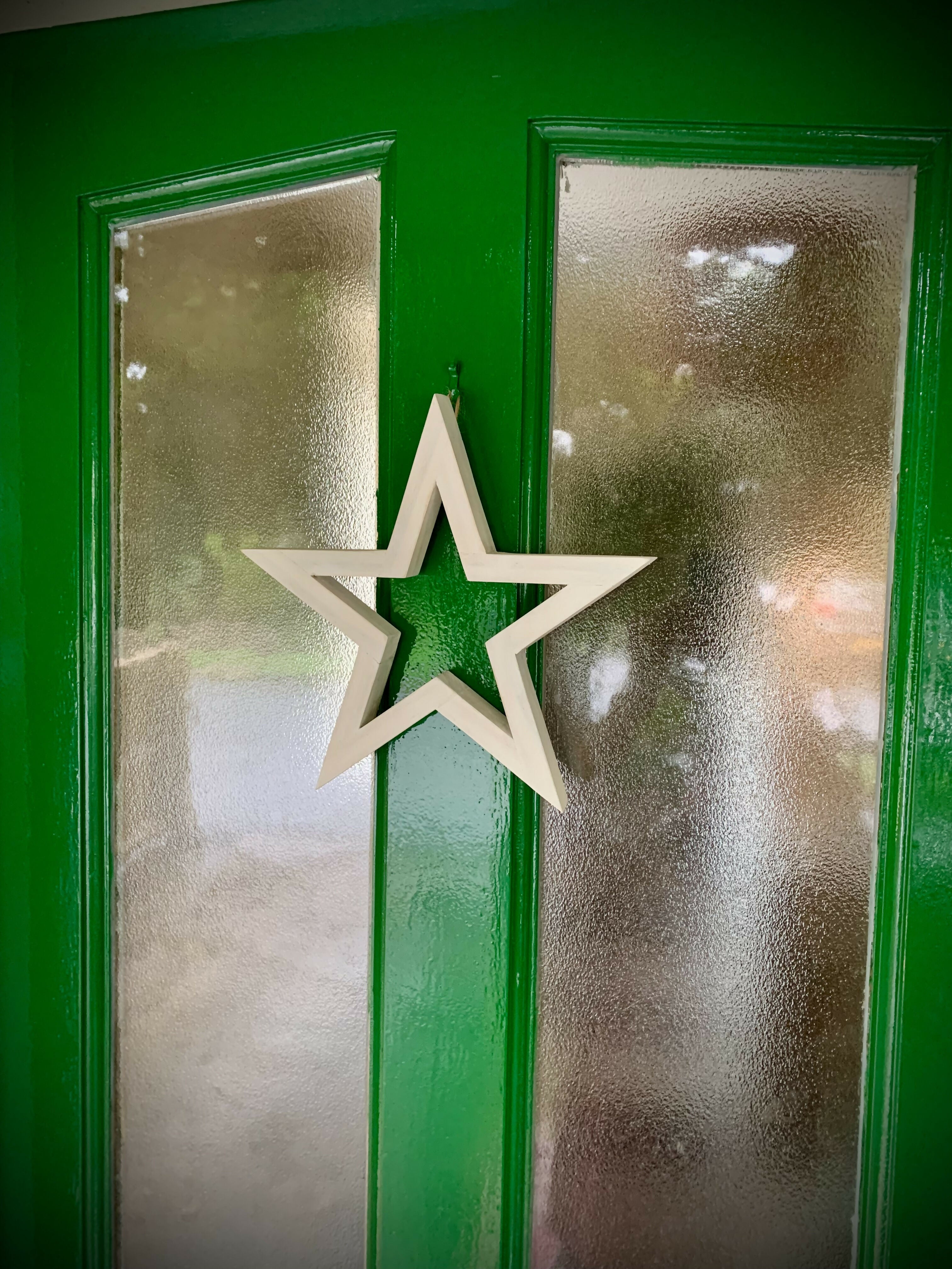Wooden Decorative Christmas Star