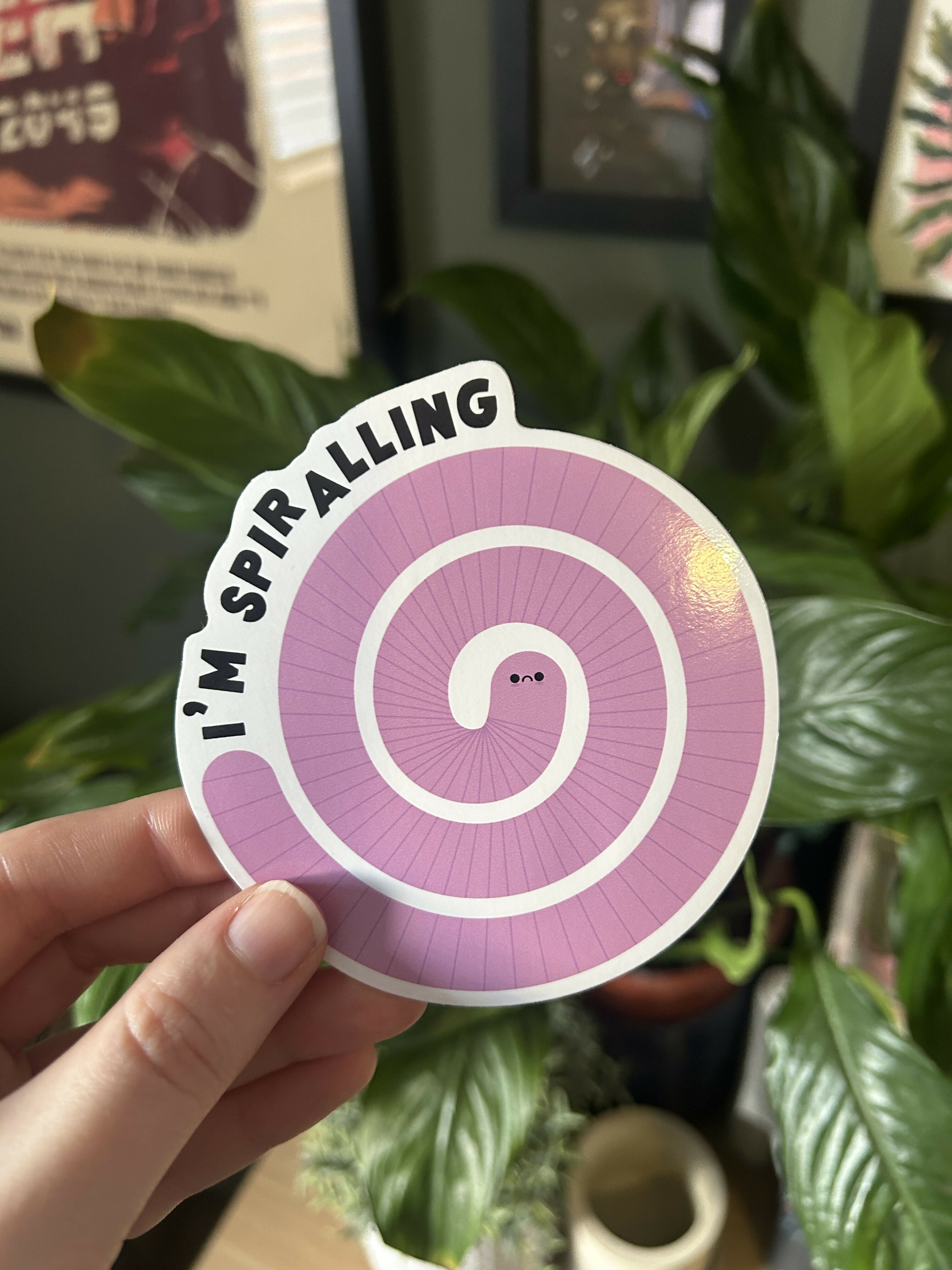 I'm Spiralling Sticker