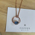 Seaglass Blue Moon Necklace