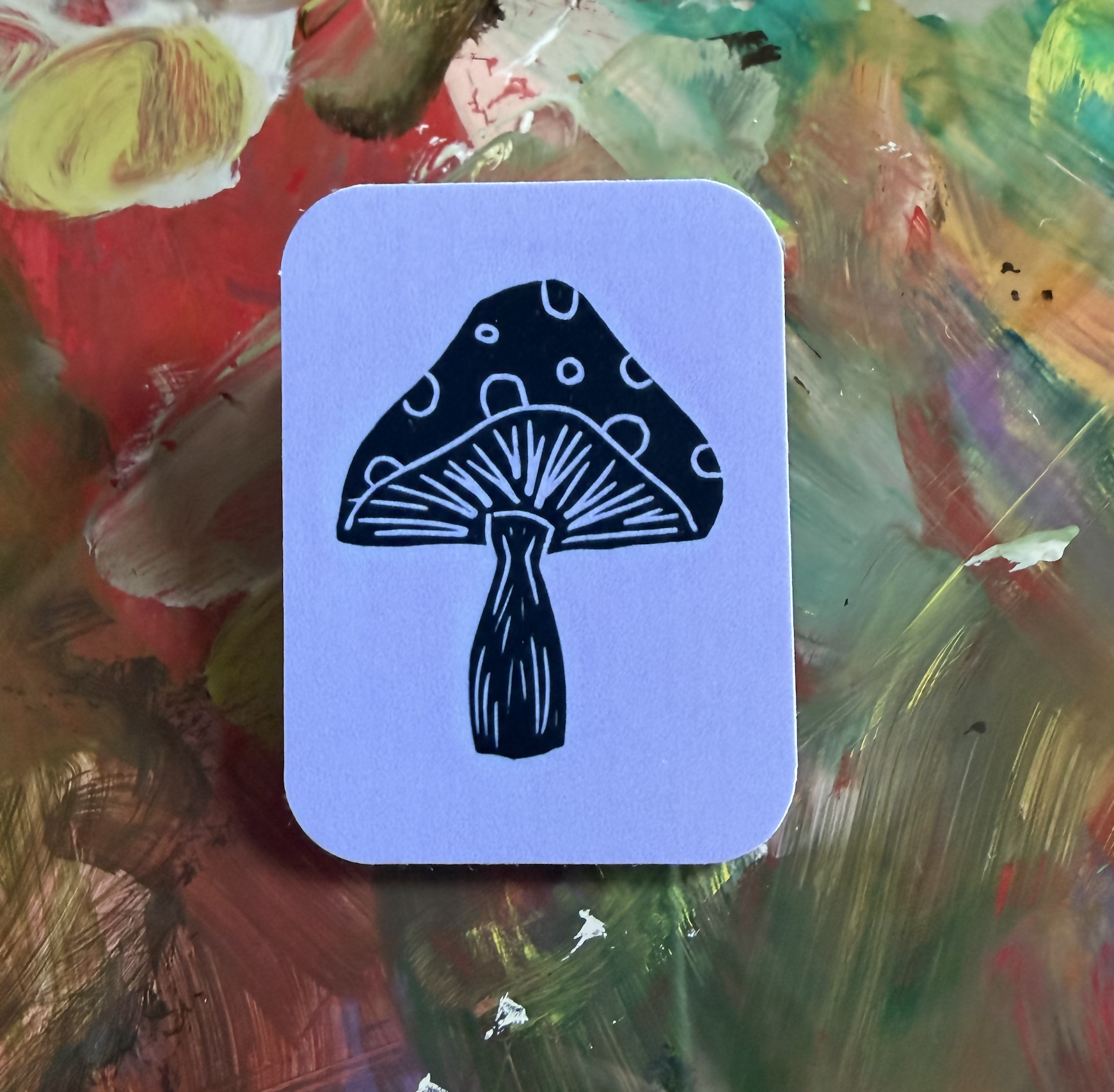 Sticker - Purple Mushroom