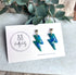 Ocean Dream Collection - Small Lightening Bolts Polymer Clay Earrings