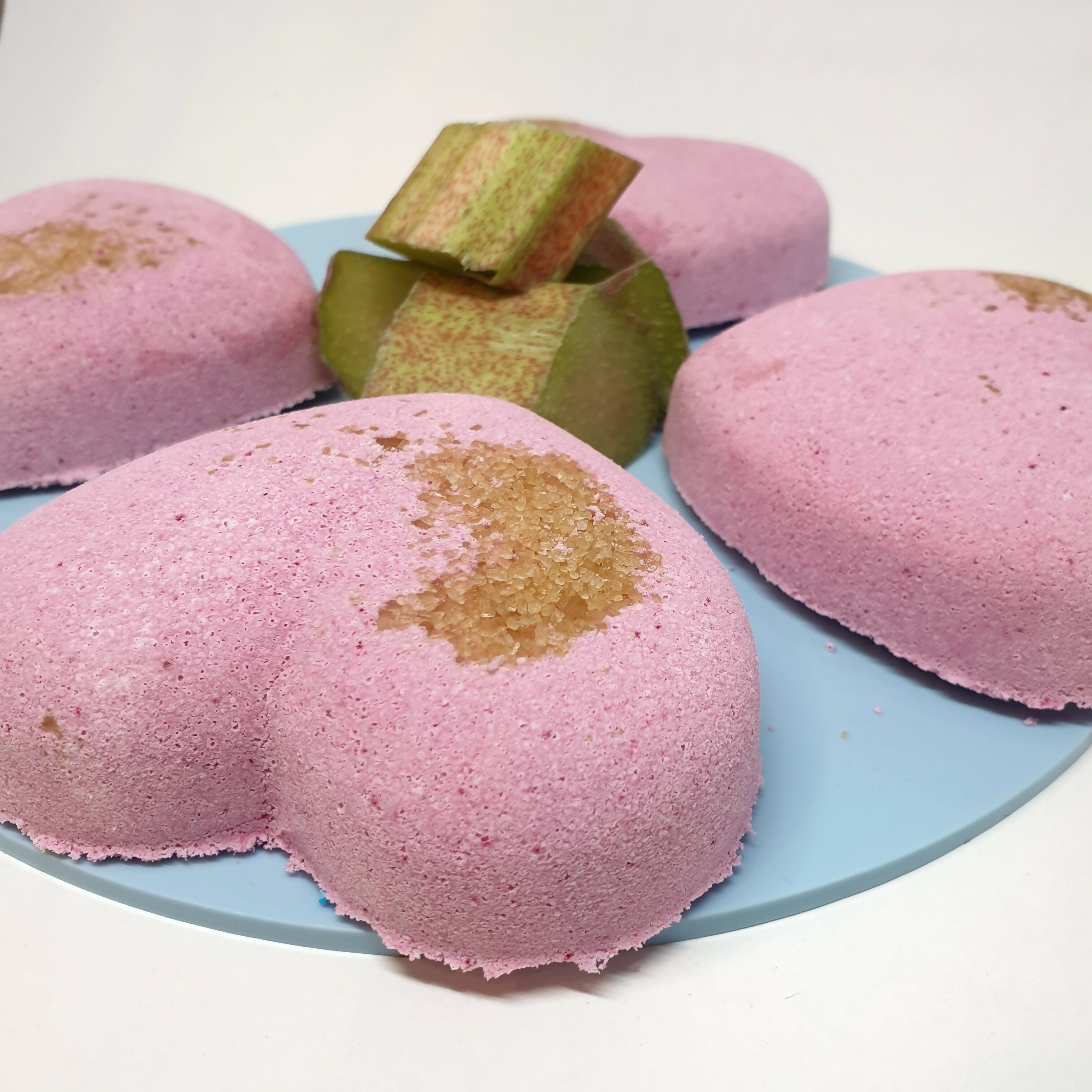 Rhubarb Crumble Sweet Heart Bath Bomb