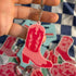 Pink Cowgirl Boot - Recycled Acrylic Keychain