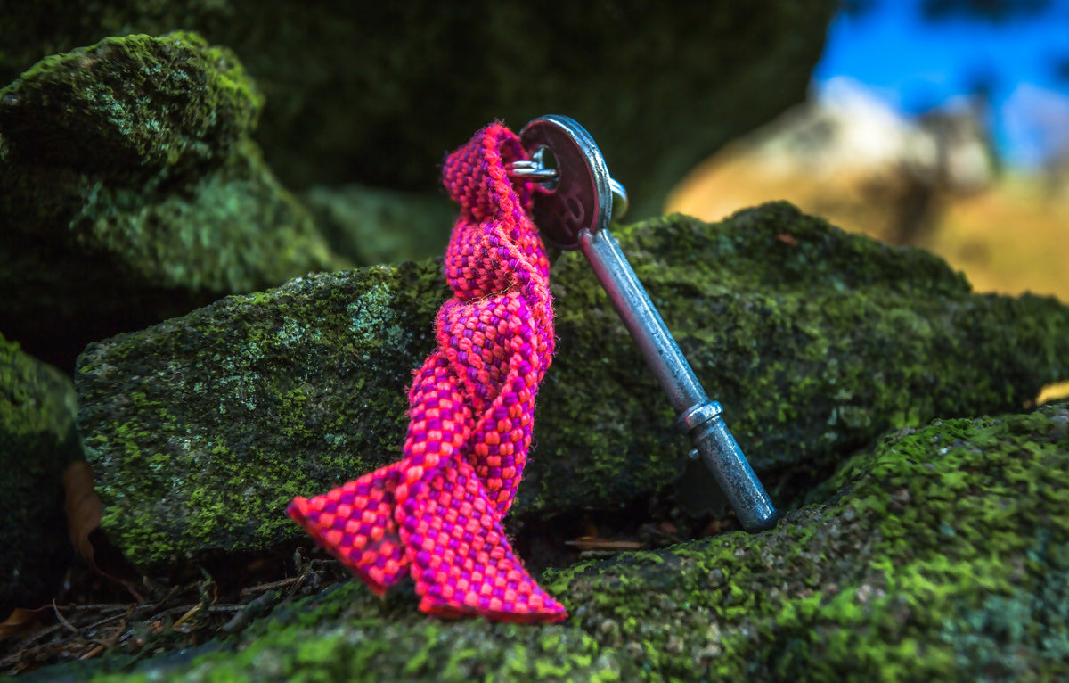 Recycled Climbing Rope Keyring
