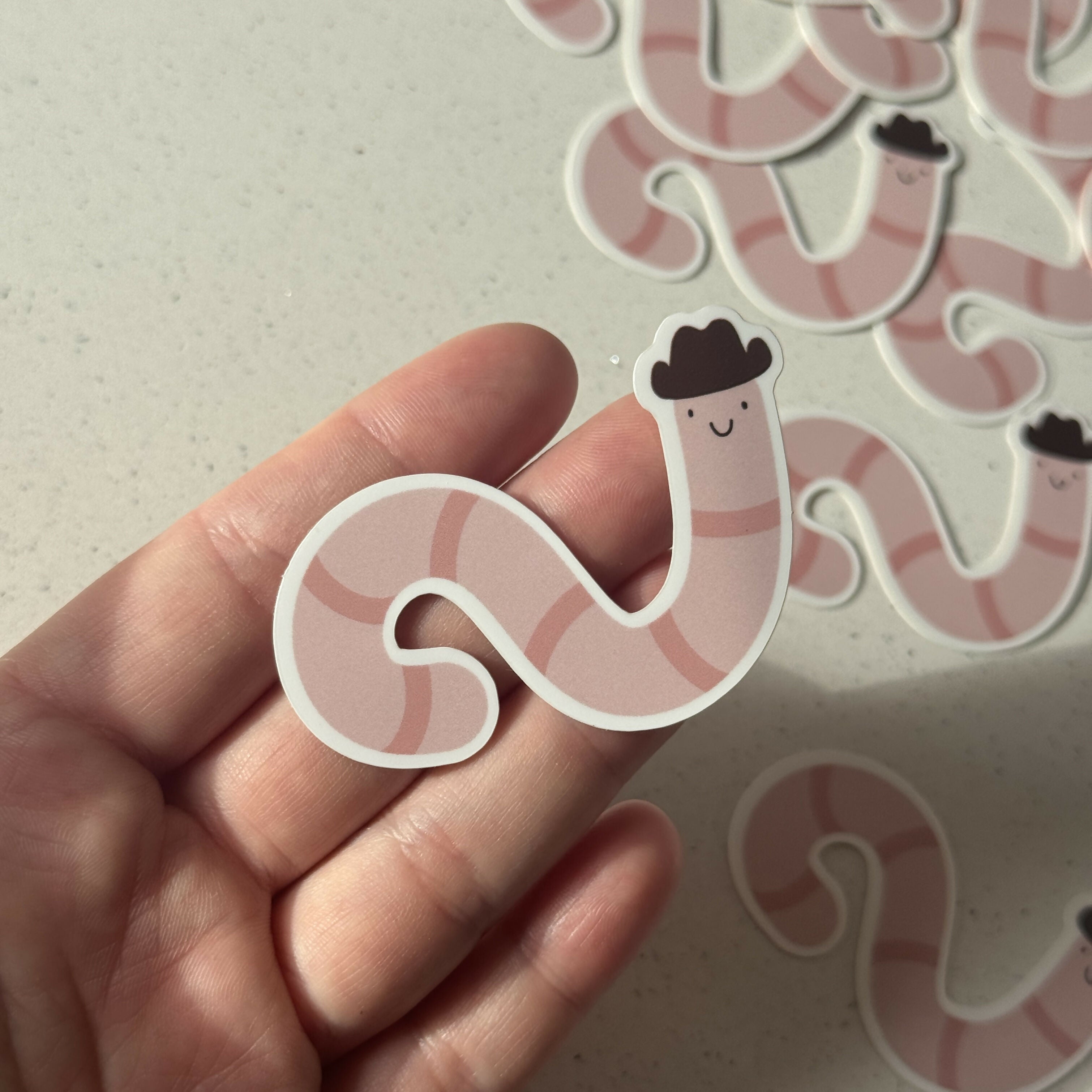 Worm Stickers