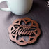World's Best Mum Laser Cut Wooden Coaster