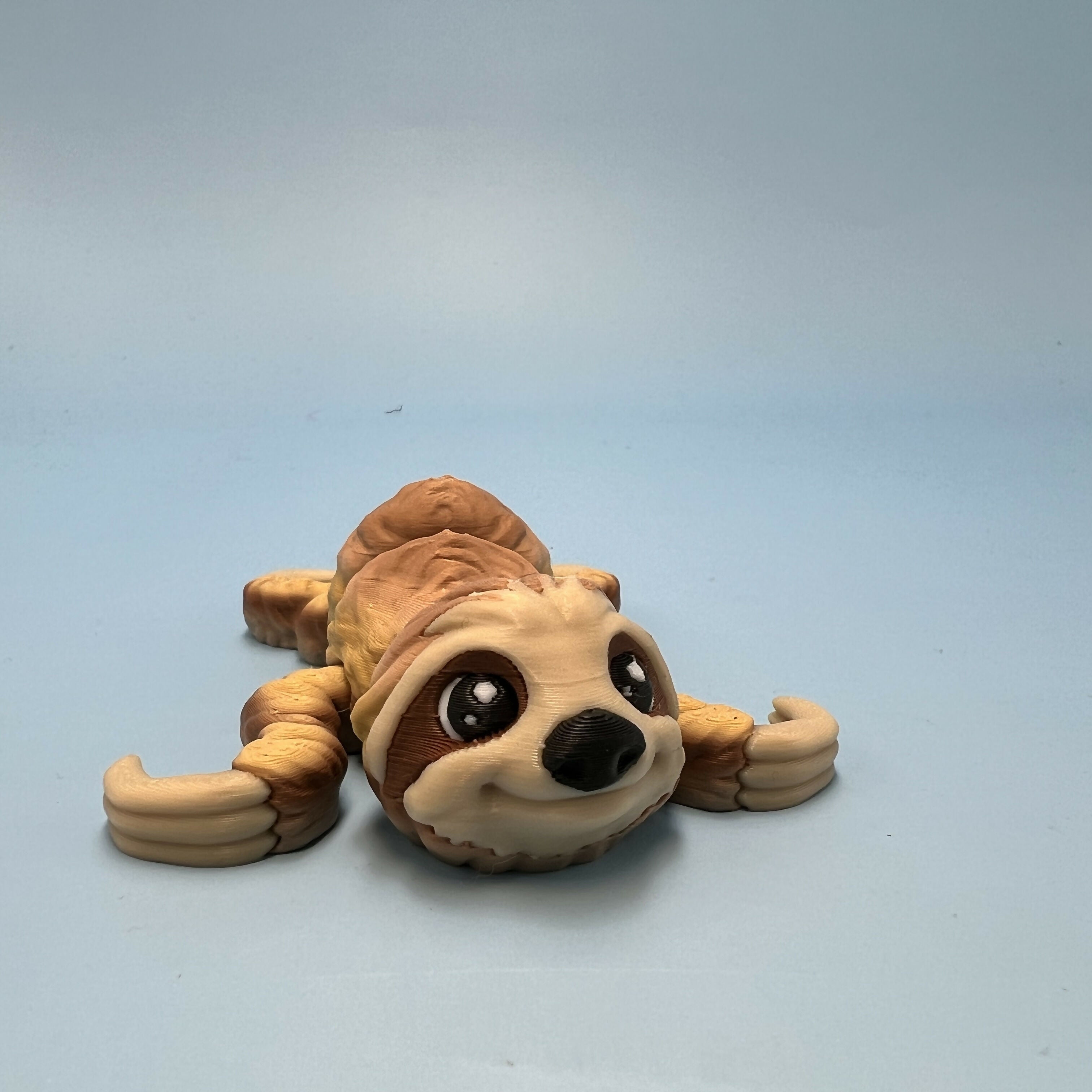 3D Printed SMALL: Articulated Sensory Fidget Animal friends Sloth 8cm