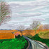 Road into York Greetings Card